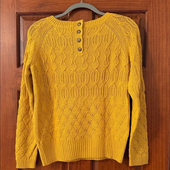 Sparrow Golden Cable Knit Sweater - Picture 2 of 4